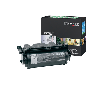 Lexmark 12A7460 Toner cartridge black return program, 5.000 pages/5% for Lexmark T 630/632