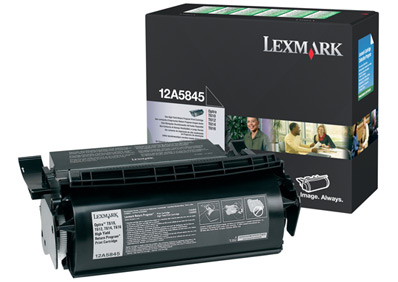 Lexmark 12A5845 Toner cartridge black return program, 25.000 pages for Lexmark T 610