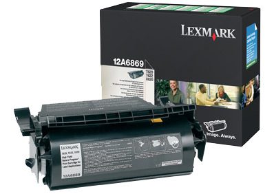Lexmark 12A6869 Toner cartridge black return program for Etikettes, 30.000 pages for Lexmark T 620