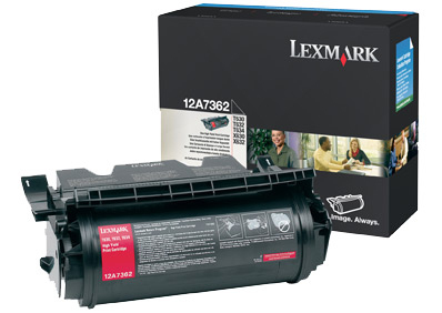 Lexmark 12A7362 Toner cartridge black high-capacity, 21.000 pages/5% for Lexmark T 630/632