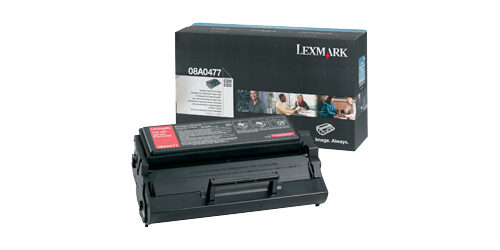 1579083-7867 Lexmark 08A0477 Toner cartridge black, 6.000 pages/5% for Lexmark E 320