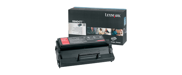 Lexmark 08A0477 Toner cartridge black, 6.000 pages/5% for Lexmark E 320
