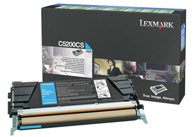1579177-1286 Lexmark C5200CS Toner-kit cyan return program, 1.500 pages/5% for Lexmark C 530