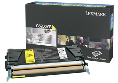 Lexmark C5200YS Toner-kit yellow return program, 1.500 pages/5% for Lexmark C 530
