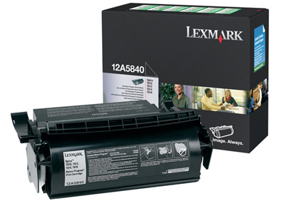 1579288-204 Lexmark 12A5840 Toner cartridge black return program, 10.000 pages for Lexmark T 610