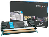 Lexmark C5342CX Toner-kit cyan extra High-Capacity, 7.000 pages/5% for Lexmark C 534