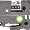 159efc746a40f12085c7d0d563fea9088ab37a1e Brother TZE-355 DirectLabel white on black Laminat 24mm x 8m for Brother P-Touch TZ 3.5-24mm/HSE/36mm/6-24mm/6-36mm