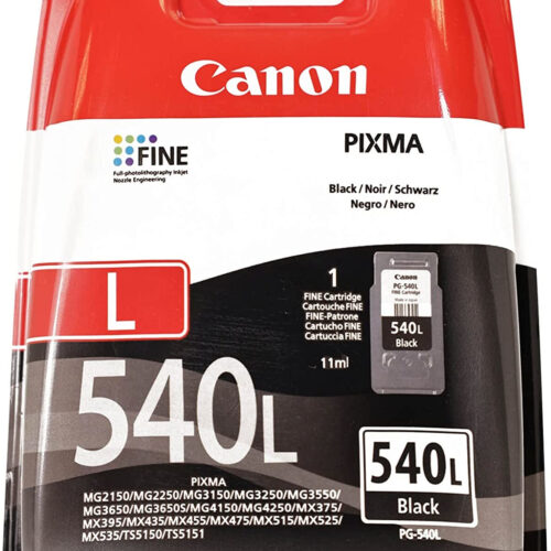 16263a11f223973c38ea3966bfd5b25e Canon 5224B001/PG-540L Printhead cartridge black pigmented, 300 pages ISO/IEC 24711 11ml for Canon Pixma MG 2150/MX 370