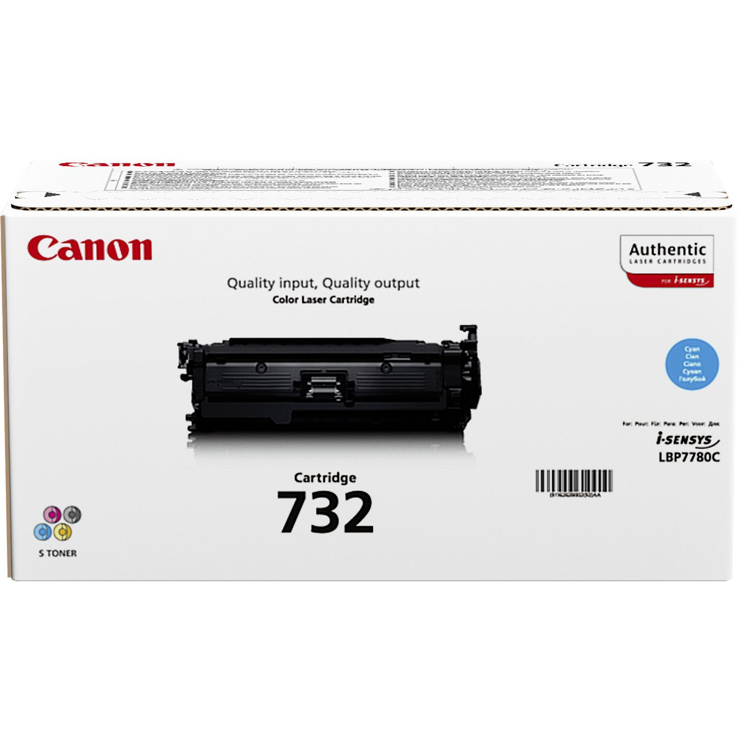 16489670_9584345116 Canon 6262B002/732C Toner cartridge cyan, 6.400 pages ISO/IEC 19798 for Canon LBP-5480/7780