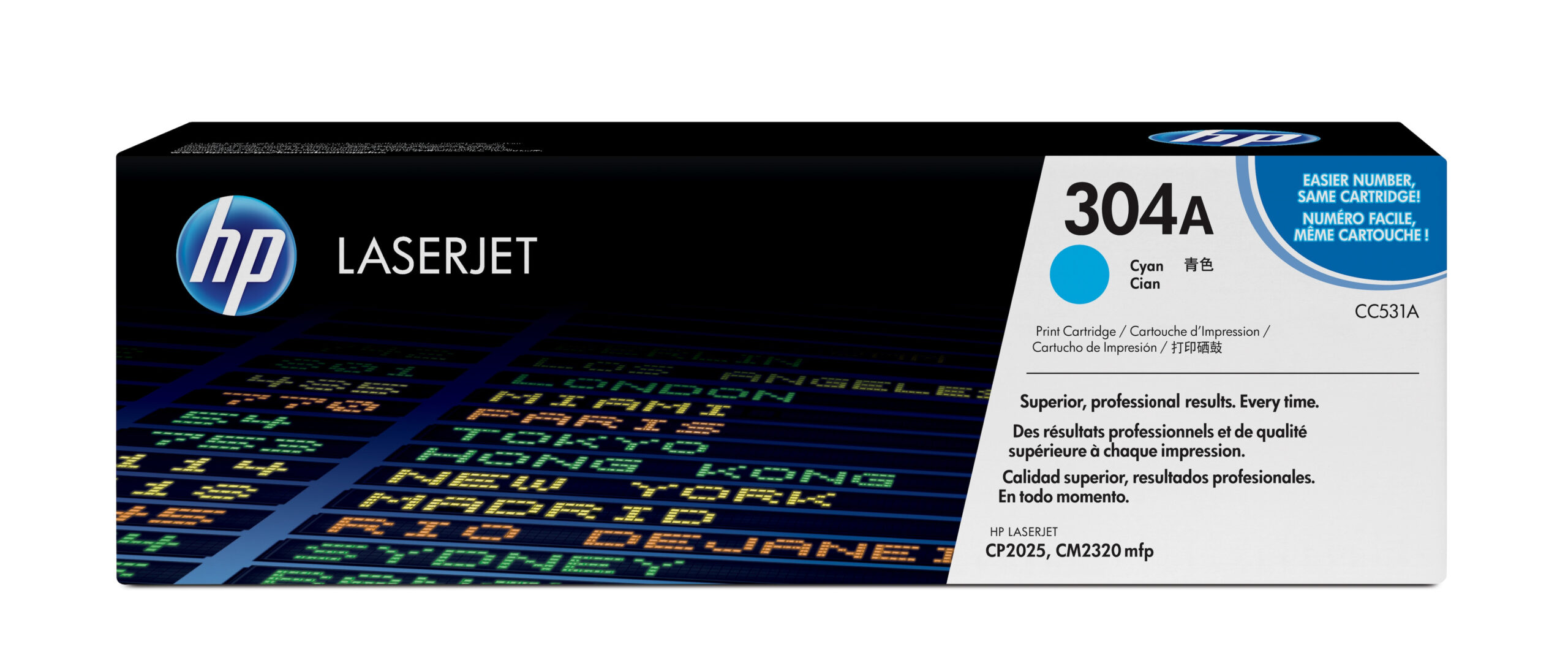HP CC531A/304A Toner cartridge cyan, 2.800 pages ISO/IEC 19798 for HP CLJ CP 2025