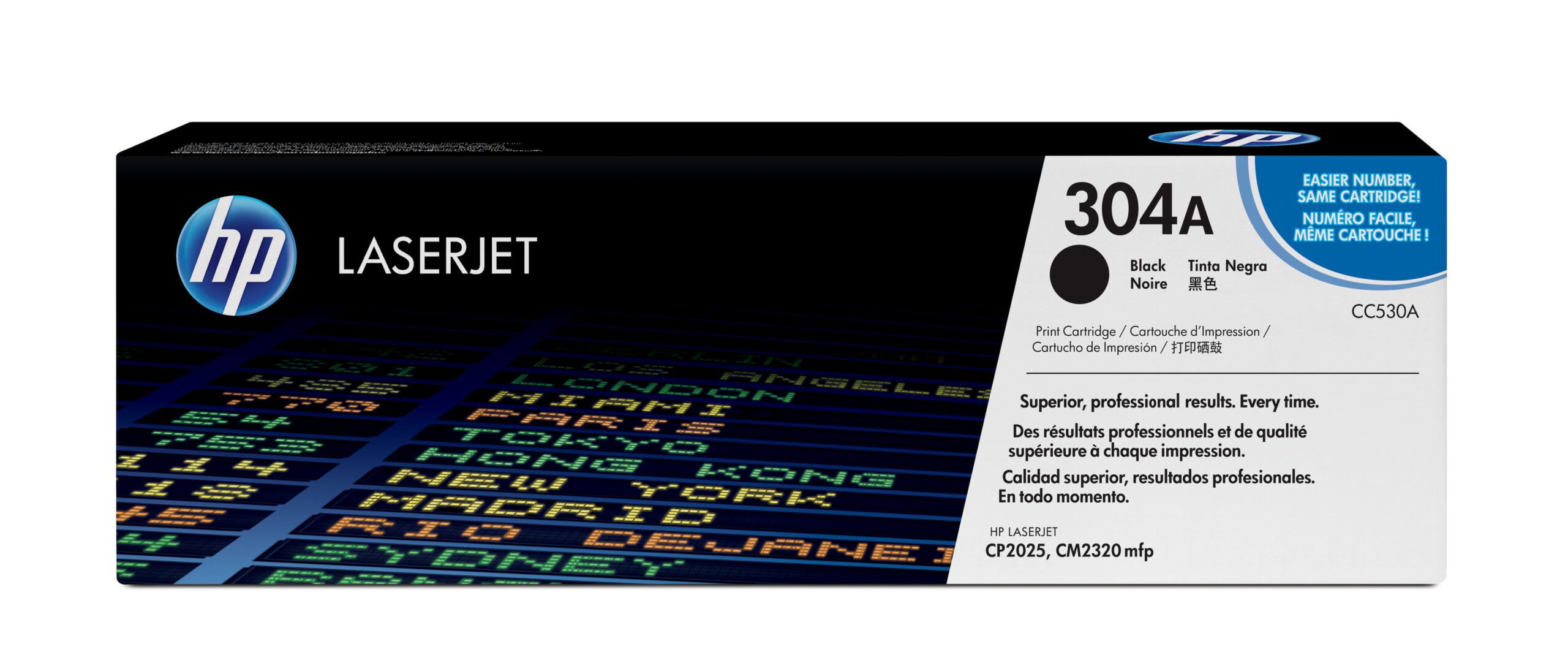 HP CC530A/304A Toner cartridge black, 3.500 pages ISO/IEC 19798 for HP CLJ CP 2025