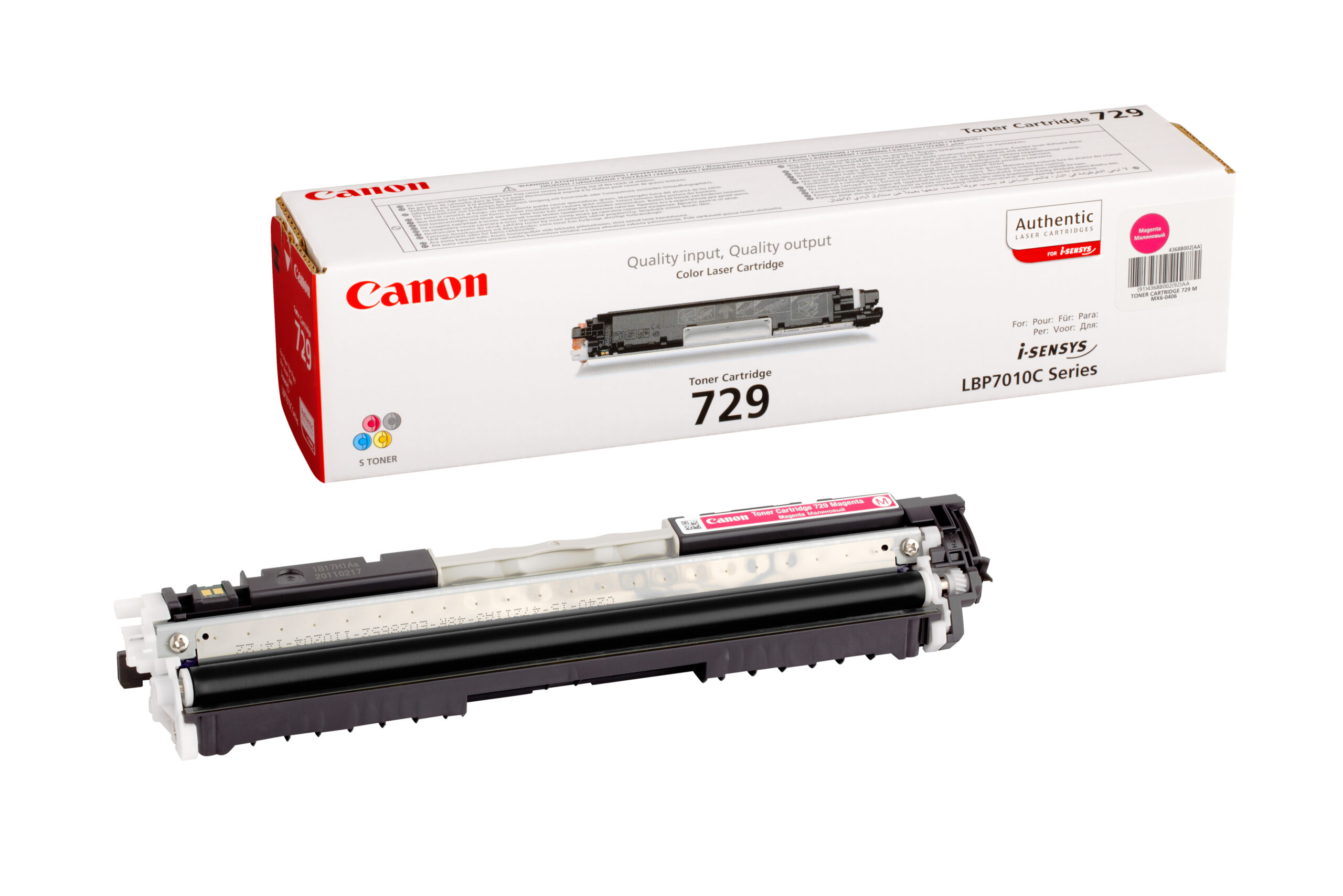 Canon 4368B002/729M Toner magenta, 1.000 pages ISO/IEC 19798 for Canon LBP-7010