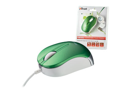 16713_1961452-Trust-500-16153-1 Trust Micro - Green mouse USB Type-A Optical