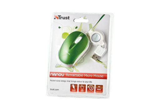16713_1961452-Trust-500-16153-2 Trust Micro - Green mouse USB Type-A Optical