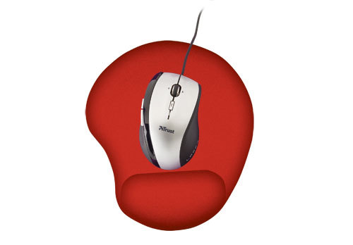 Trust Bigfoot Gel Mouse Pad Red