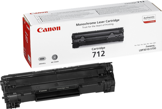 Canon 1870B002/712 Toner cartridge black, 1.500 pages/5% for Canon LBP-3010