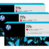 HP B6Y32A/771C Ink cartridge red 775ml Pack=3 for HP DesignJet Z 6200