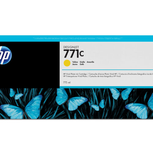 HP B6Y10A/771C Ink cartridge yellow 775ml for HP DesignJet Z 6200