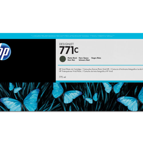 HP B6Y07A/771C Ink cartridge black matt 775ml for HP DesignJet Z 6200