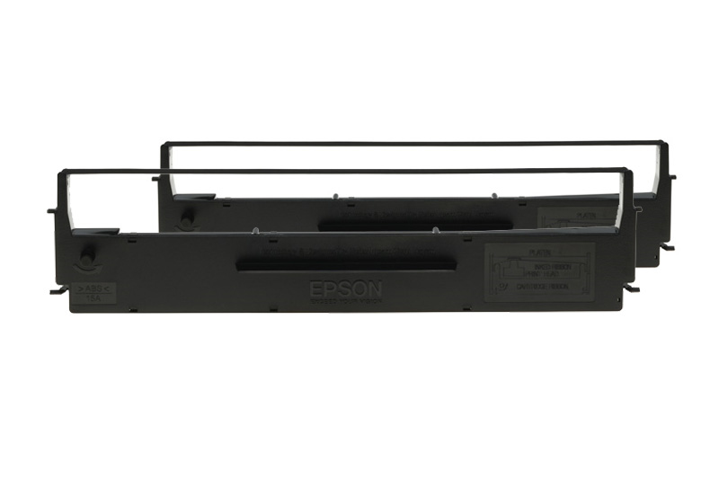 Epson C13S015647 Nylon black twin pack, 4.000.000 characters Pack=2 for Epson LX 300/plus/350/800