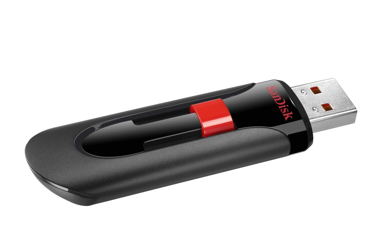 SanDisk Cruzer Glide, 32GB USB flash drive USB Type-A 2.0 Black, Red