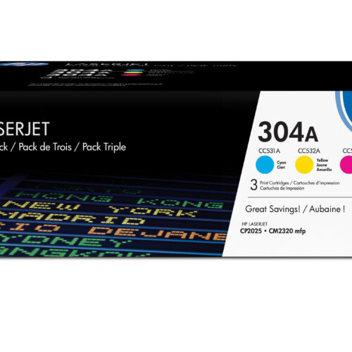 17855716_9234804773 HP CF372AM/304A Toner cartridge MultiPack C,M,Y, 3x2.800 pages ISO/IEC 19798 Pack=3 for HP CLJ CP 2025