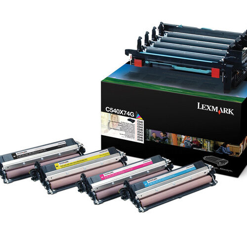 Lexmark C540X74G Drum kit Bk,C,M,Y, 4x30.000 pages Pack=4 for Lexmark C 540/544/546
