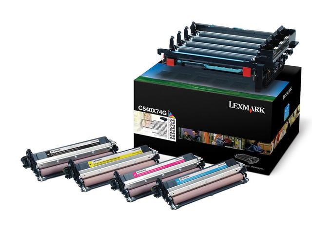 Lexmark C540X74G Drum kit Bk,C,M,Y, 4x30.000 pages Pack=4 for Lexmark C 540/544/546