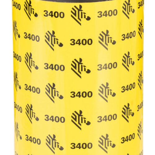 Zebra 3400 High Performance Wax-Resin thermal ribbon 450 m Black