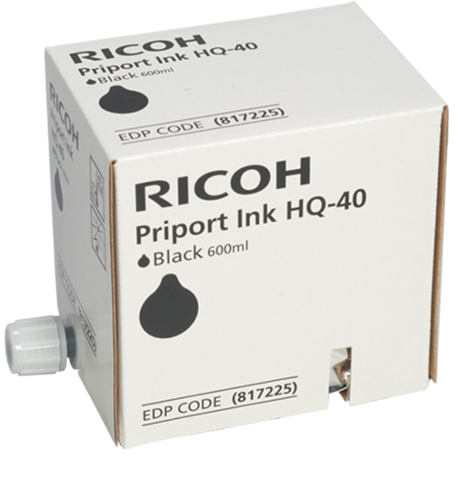 18043283_3006141022 Ricoh 893188/JP40HQ Ink black, 5x9.400 pages 600ml Pack=5 for Ricoh DX 4545/JP 4500
