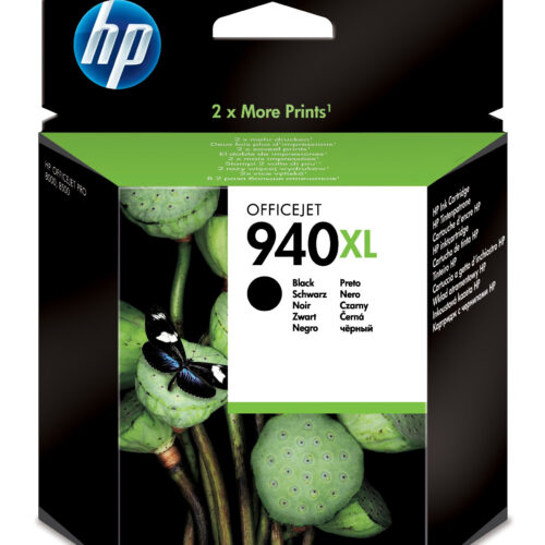 HP C4906AE/940XL Ink cartridge black high-capacity, 2.200 pages ISO/IEC 24711 59.5ml for HP OfficeJet Pro 8000