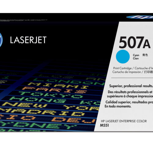 HP CE401A/507A Toner cartridge cyan, 6.000 pages ISO/IEC 19798 for HP LaserJet EP 500