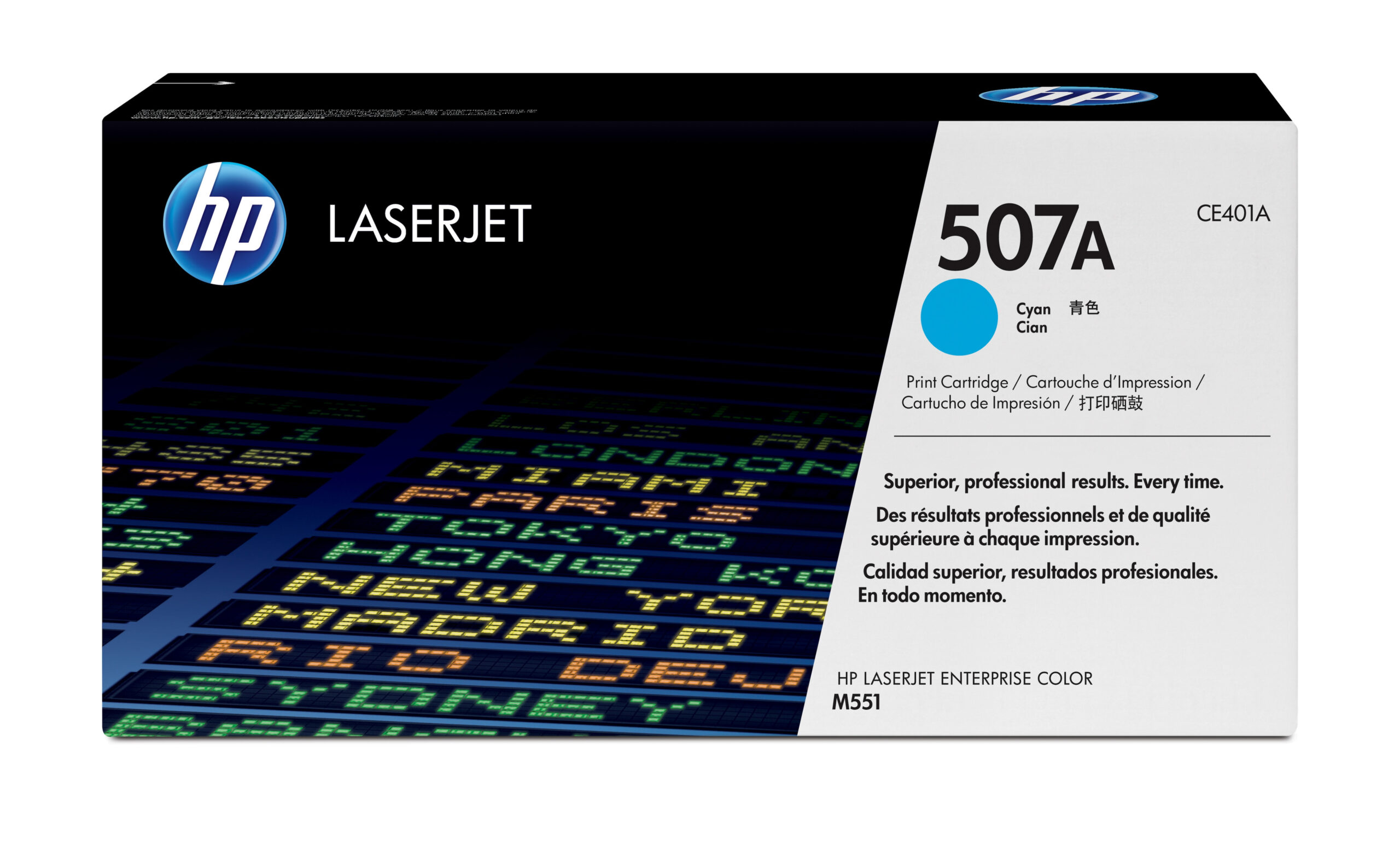 HP CE401A/507A Toner cartridge cyan, 6.000 pages ISO/IEC 19798 for HP LaserJet EP 500