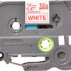 Brother TZE-232 DirectLabel red on white Laminat 12mm x 8m for Brother P-Touch TZ 3.5-18mm/6-12mm/6-18mm/6-24mm/6-36mm