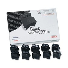 Xerox 016-2044-00 Dry ink in color-stix black, 10x14.000 pages Pack=10 for Xerox Phaser 8200