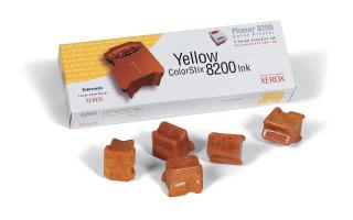 Xerox 016-2047-00 Dry ink in color-stix yellow, 5x7.000 pages Pack=5 for Xerox Phaser 8200