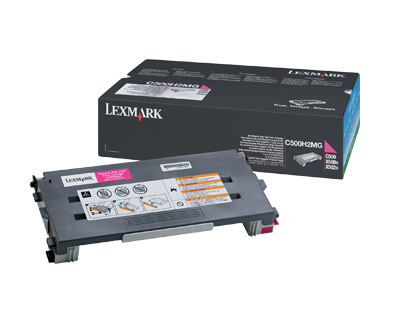 Lexmark C500H2MG Toner magenta, 3.000 pages/5% for Lexmark C 500
