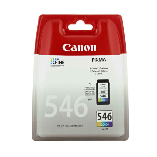 Canon 8289B004/CL-546 Printhead cartridge color Blister, 180 pages 8ml for Canon Pixma MG 2450