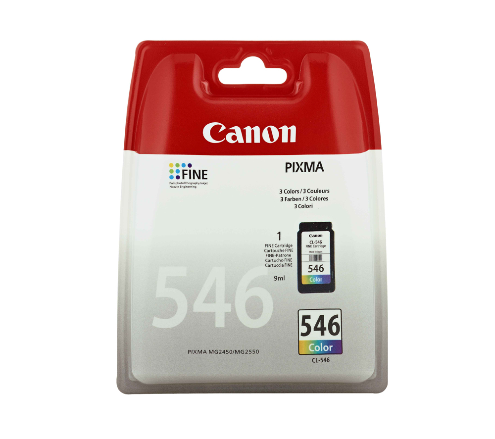 19585607_0209421026 Canon 8289B004/CL-546 Printhead cartridge color Blister, 180 pages 8ml for Canon Pixma MG 2450