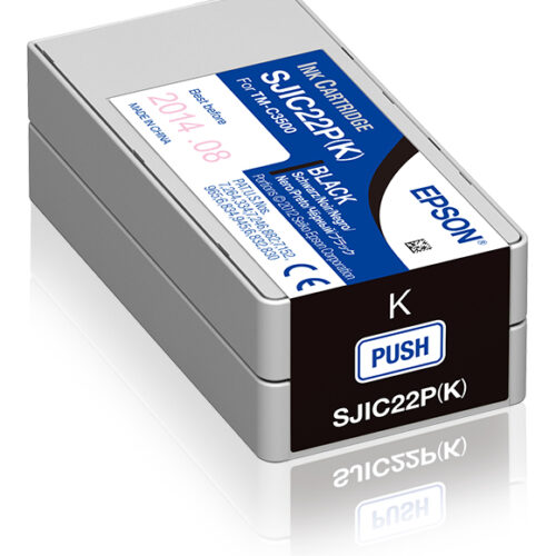 Epson C33S020601/SJI-C-22-P-(K) Ink cartridge black 33ml for Epson TM-C 3500