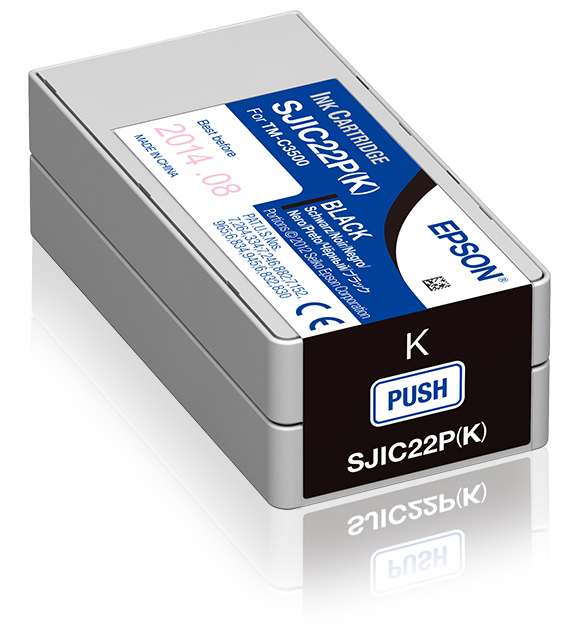 19613244_9079372433 Epson C33S020601/SJI-C-22-P-(K) Ink cartridge black 33ml for Epson TM-C 3500