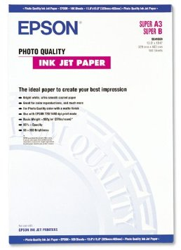 Epson C13S041069 Inkjet-paper, 720 DPI 100 sheet DIN A3+ 105g/m² for InkJet