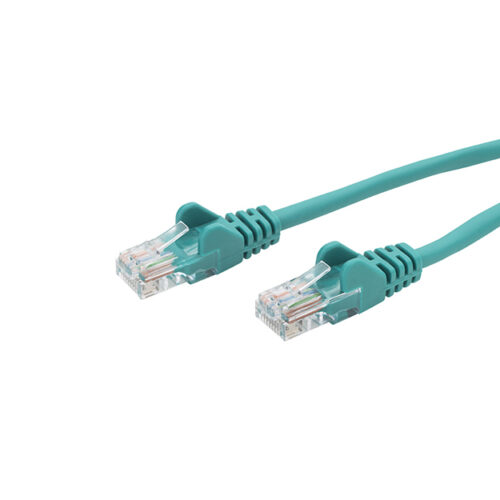 connektgear 0.5m RJ45 CAT6 UTP Stranded Flush Moulded LS0H Network Cable - 24AWG - Green