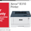 Xerox B310 A4 40ppm Wireless Duplex Printer PS3 PCL5e/6 2 Trays Total 350 Sheets UK