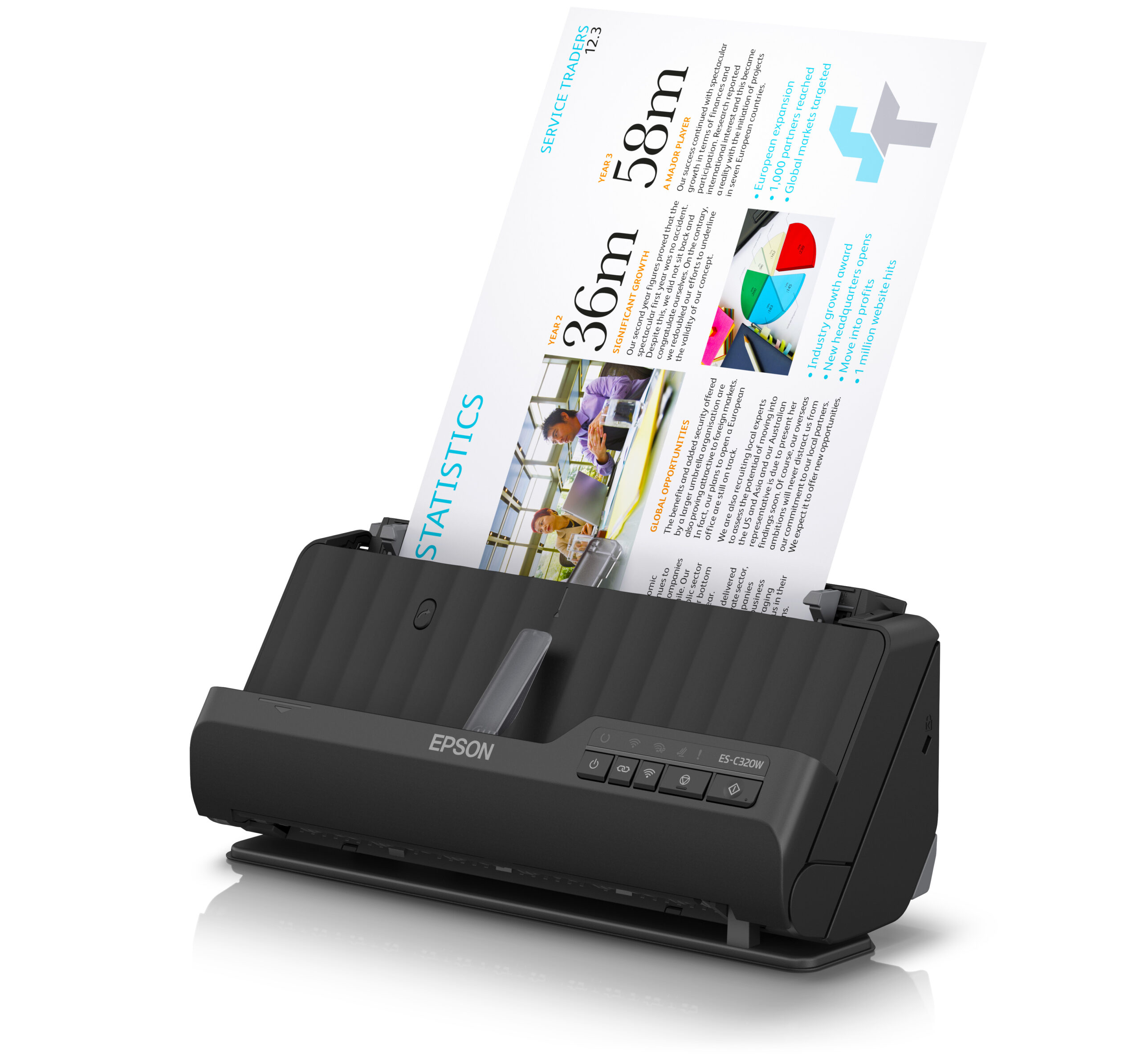 1edeb41fc04856004f92020dd1eb9049 Epson ES-C320W ADF + Sheet-fed scanner 600 x 600 DPI A4 Black