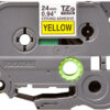 1f287f1d514fcad3438594526e19c3f3080d0f4b Brother TZE-S651 DirectLabel black on yellow extra strong Laminat 24mm x 8m for Brother P-Touch TZ 3.5-24mm/HSE/36mm/6-24mm/6-36mm