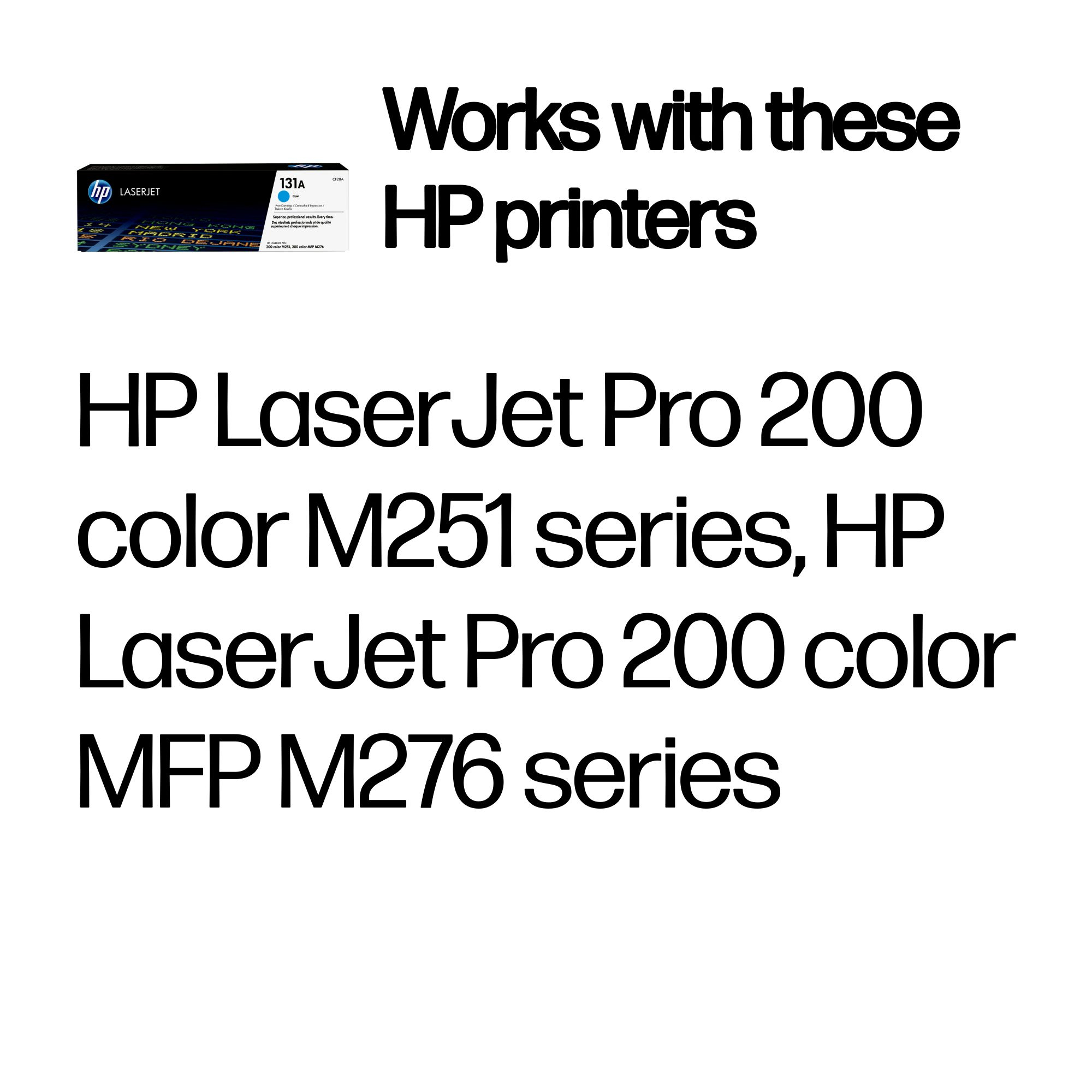 HP CF211A/131A Toner cartridge cyan, 1.800 pages ISO/IEC 19798 for HP Pro 200