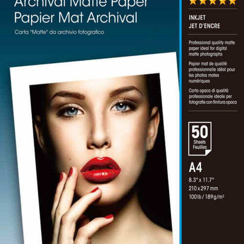 Epson C13S041342 Archival Matte Paper 50 sheet DIN A4 192g/m² for InkJet