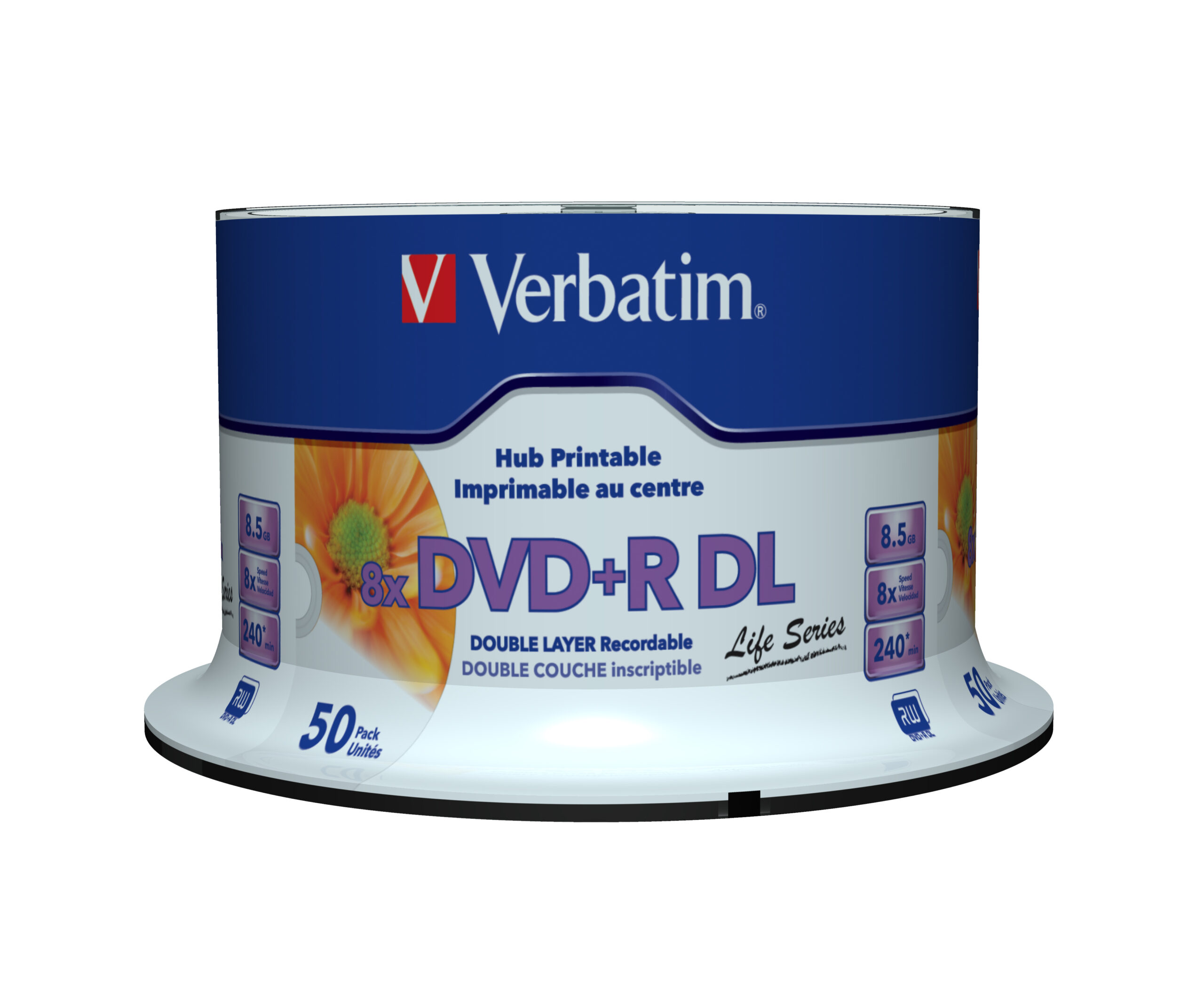 21040653_2000354947 Verbatim 97693 blank DVD 8.5 GB DVD+R DL 50 pc(s)