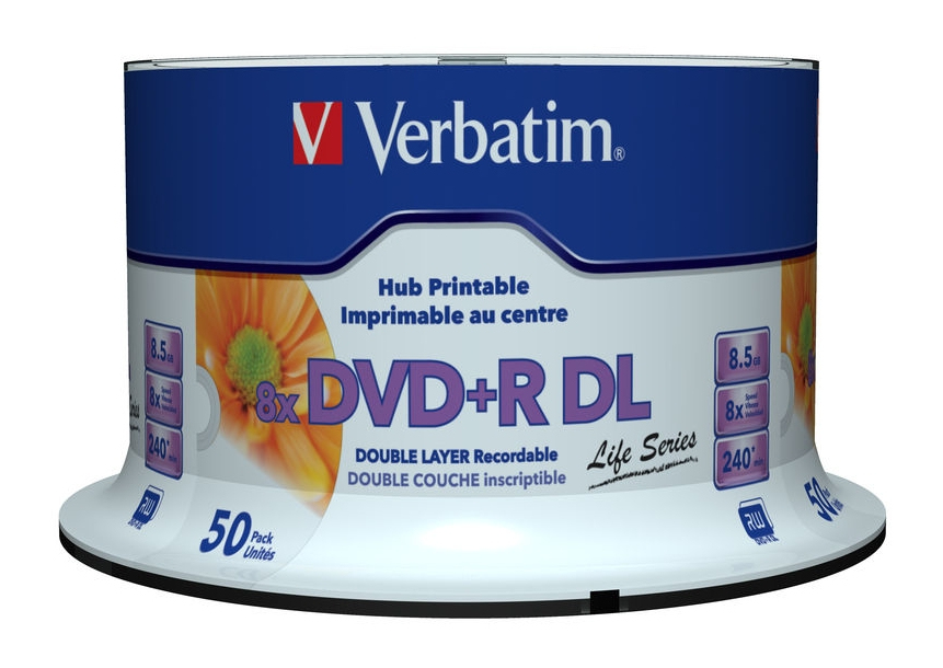 21040653_8346100485 Verbatim 97693 blank DVD 8.5 GB DVD+R DL 50 pc(s)
